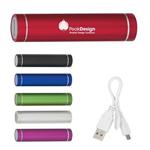EH2621 Round Portable Metal Charger With Custom Imprint